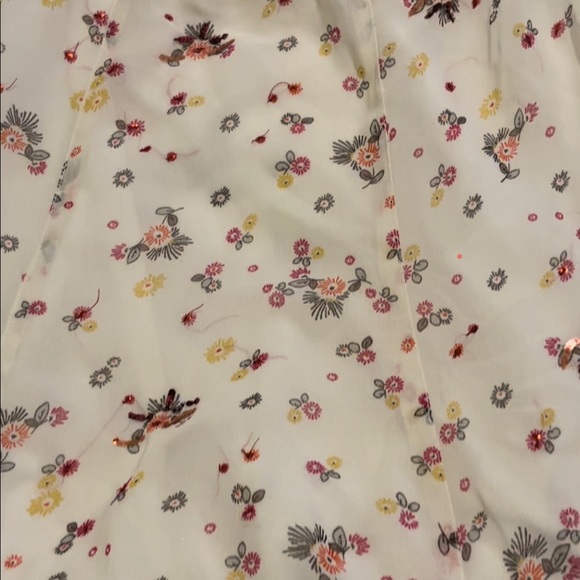 💐EVIE MICRO SEQUINS FLORAL RUFFLE DRESS . - Picture 5 of 11
